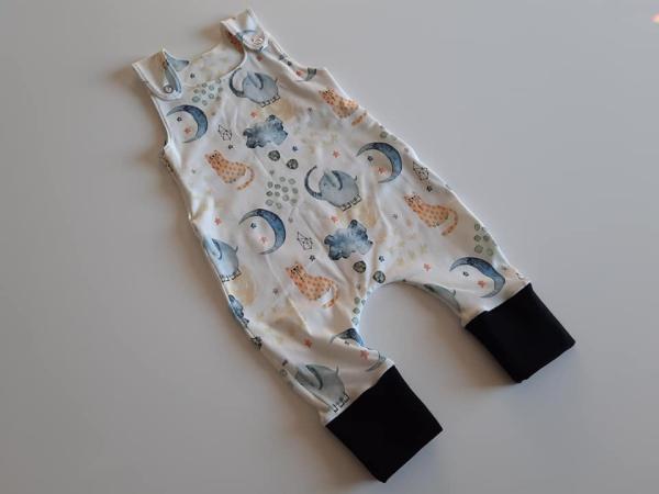 Strampler Elefanten und Katzen